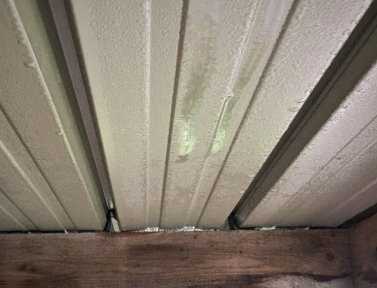 metal shed condensation - if sticking insulation to the