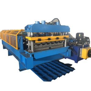 High speed Anti-aging step tile rolling forming machine with stacker