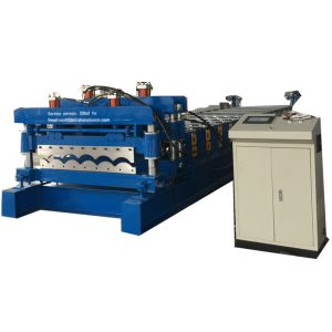 Anti-aging step tile or glazed tile rolling forming machine